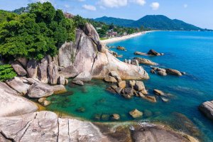 Tailandia: las famosas rocas Grandfather y Grandmother de Koh Samui