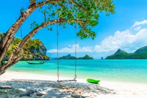 Tailandia: Parque Nacional Marino de Ang Thong, desde Koh Samui
