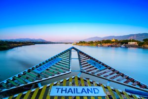 Tailandia: paisaje del Triángulo de Oro en la provincia de Chiang Rai