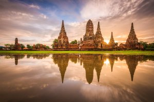 Tailandia: el templo Wat Chaiwatthanaram en Ayutthaya