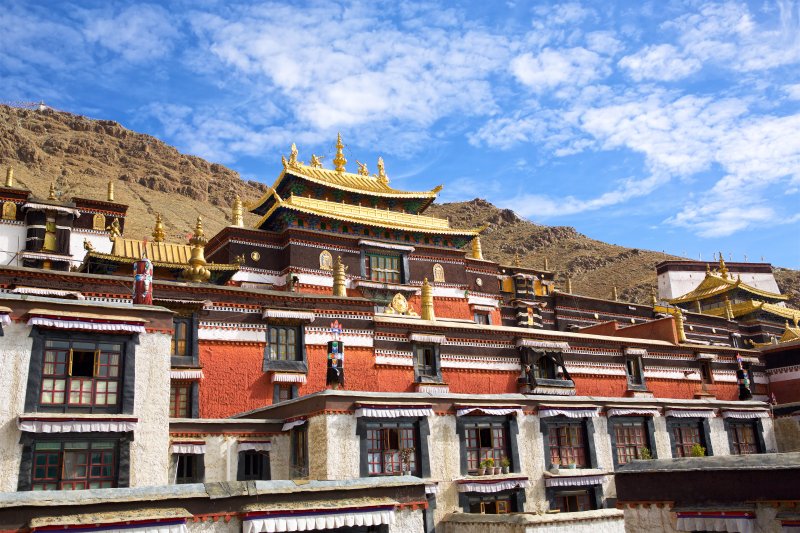 Tibet: monasterio Tashilhunpo en Shitatse
