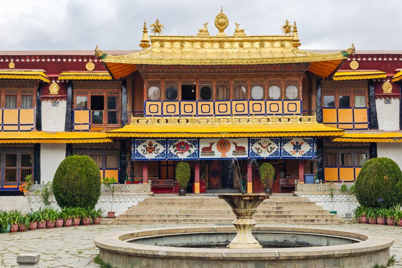 Tibet: Norbulingka en Lhasa