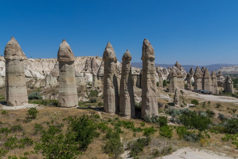 Turquía: Çavu?in y sus formaciones rocosas en el paisaje de Capadocia