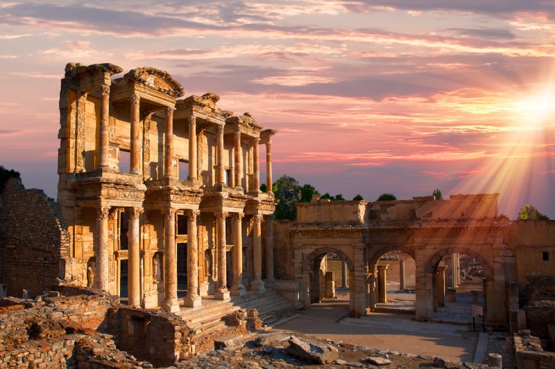Turquía: Biblioteca de Celso en las ruinas de Éfeso