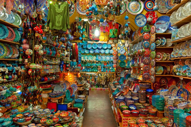 Turquía: tiendas tradicionales del Gran Bazar de Estambul