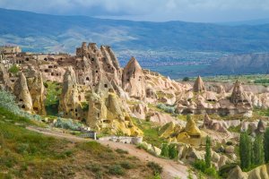 Turquía: paisaje espectacular de Capadocia