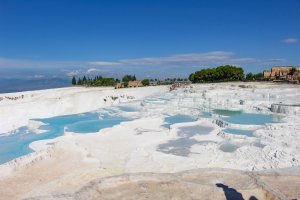 Turquía: piscinas termales de travertino en Pamukkale