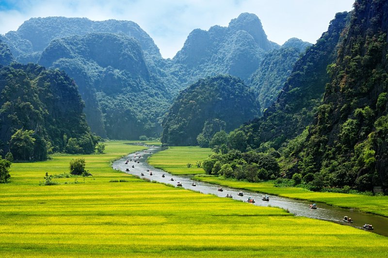 Vietnam: el río entre arrozales, la calma de Ninh Binh