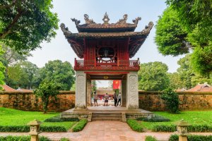 Vietnam: el pabellón Khue Van en el Templo de la Literatura de Hanói
